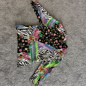 Alberto Makali Multicolor Floral Zebra